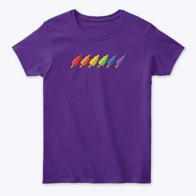 Pride-sicle, 6 colors.